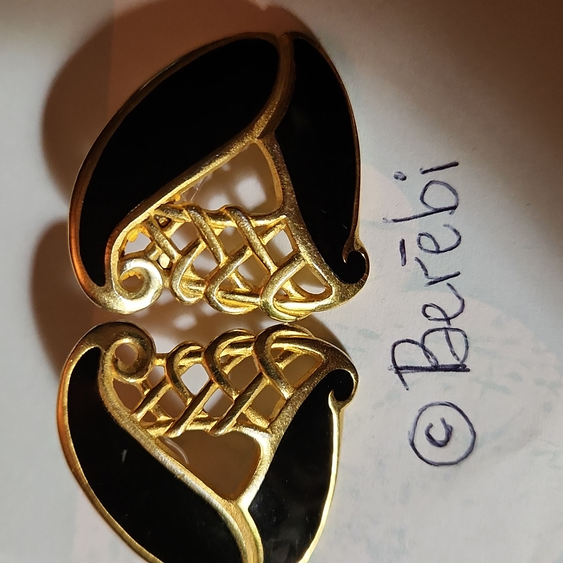 Berebi French Signed Vintage Earrings Plus